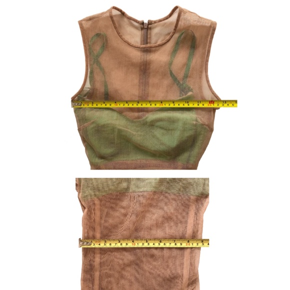 Dolce & Gabbana S/S 1998 Sheer Mesh Corset Dress - Picture 13 of 16